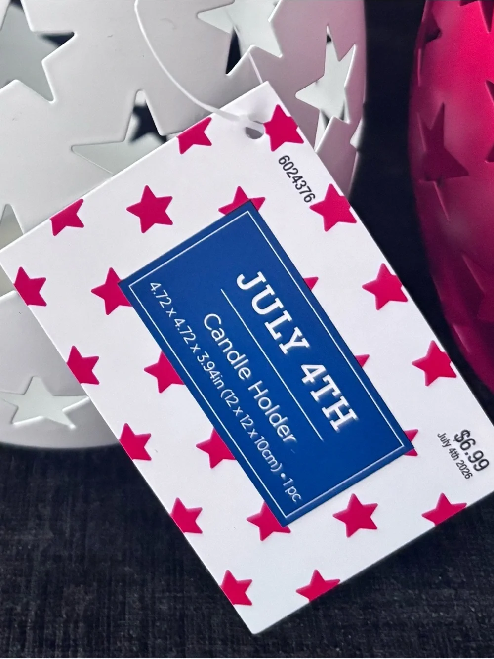 4th of July Candle Holders